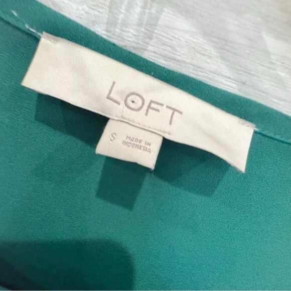 Loft flowy chiffon ruffle flounce top - Picture 3 of 6